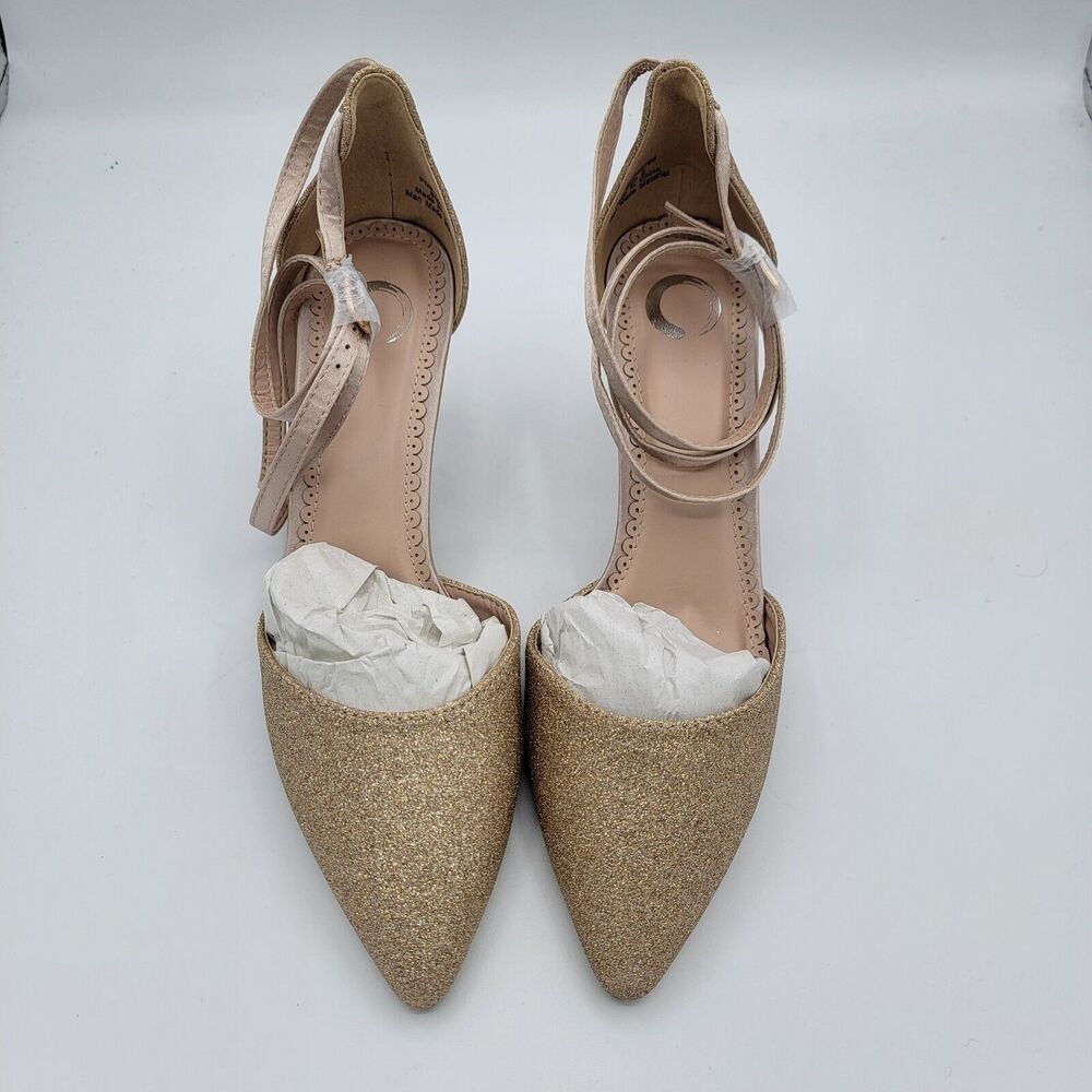 Journee Collection Women's Kalani Faux Suede Dress Heels Evening Women's Size 8